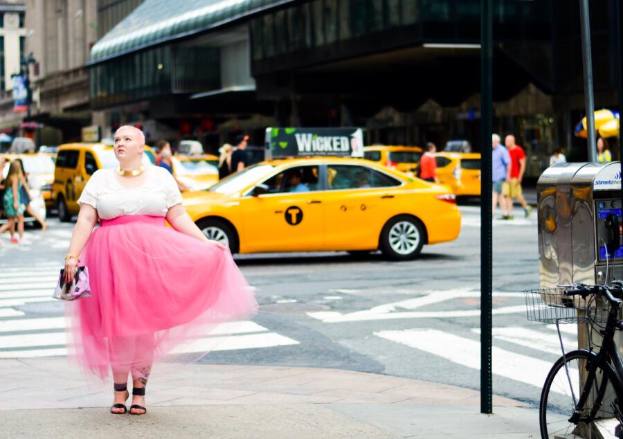 curvy girl in new york